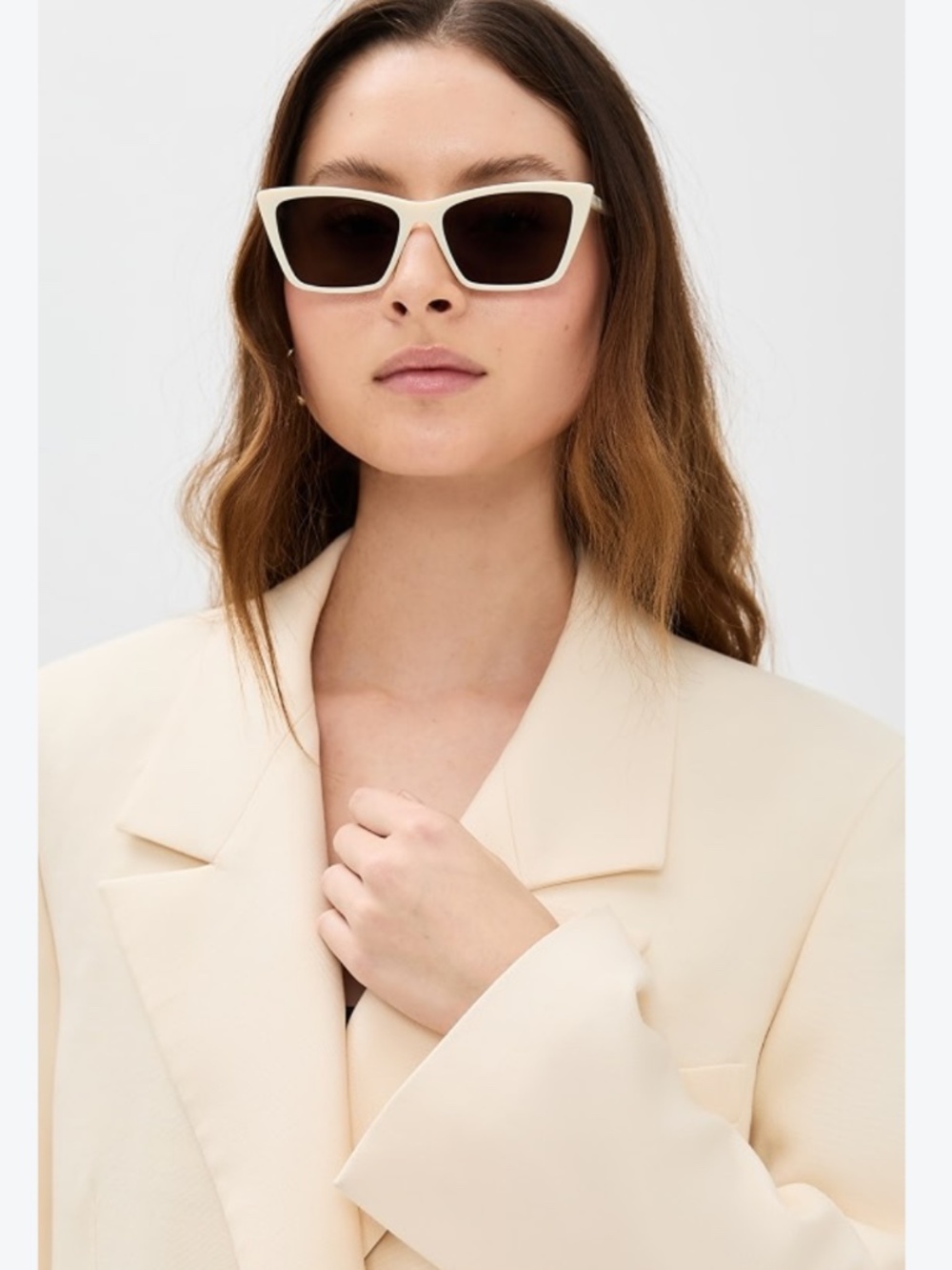 Saint Laurent Mica Thin Sunglasses